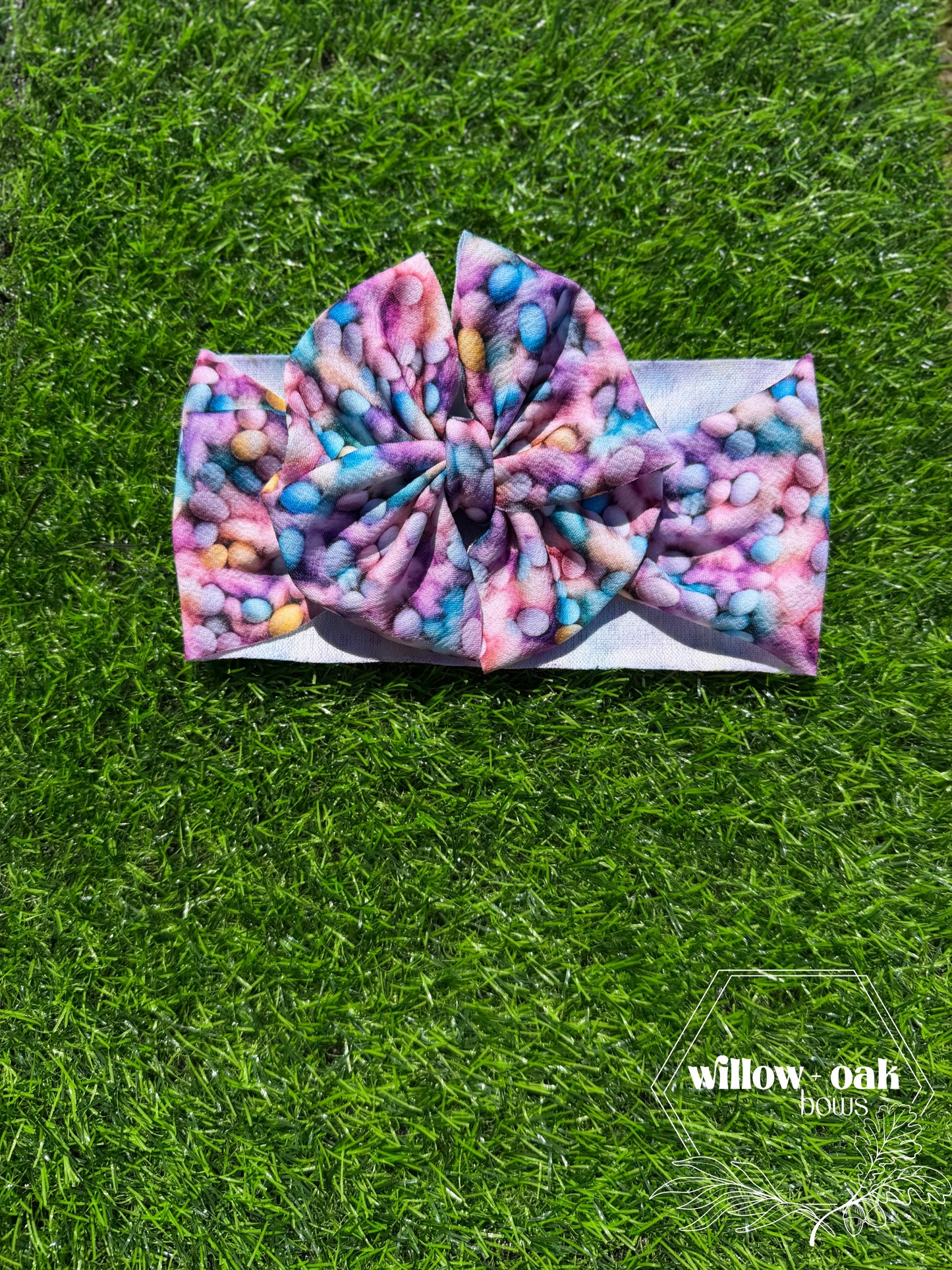 feather egg headwrap