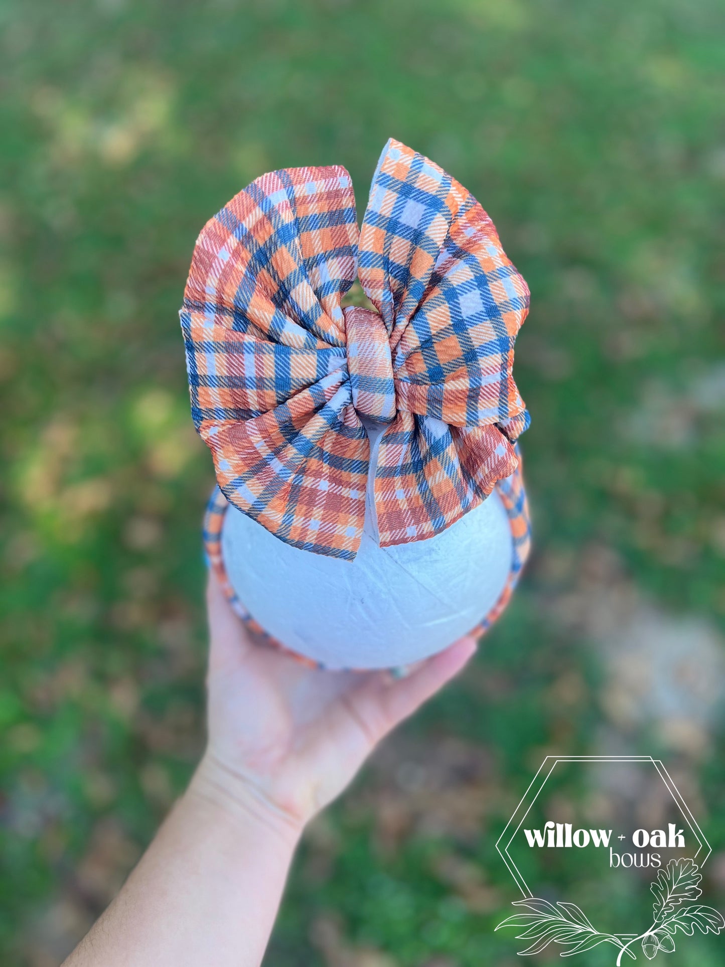 plaid headwraps