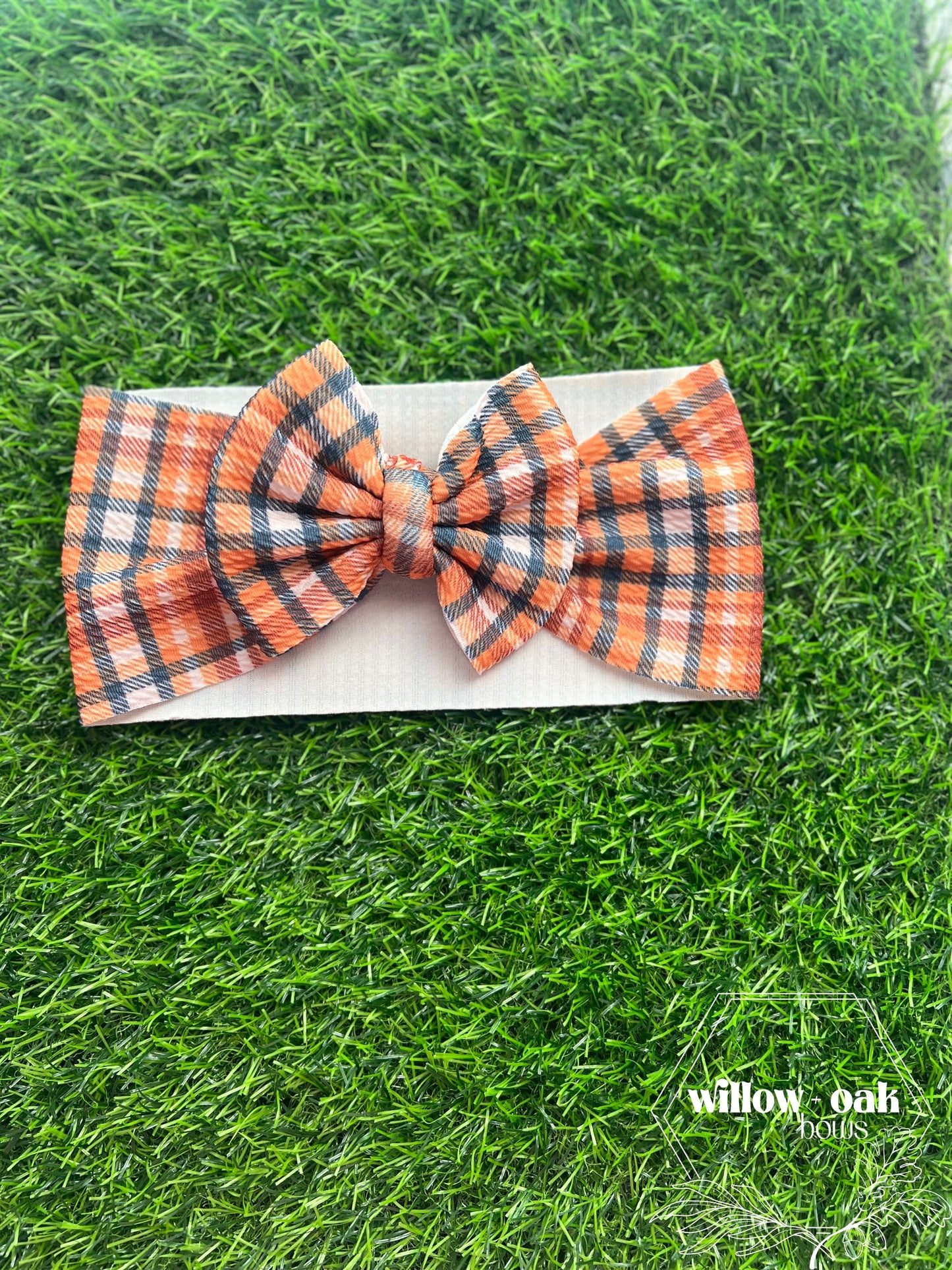 plaid headwraps