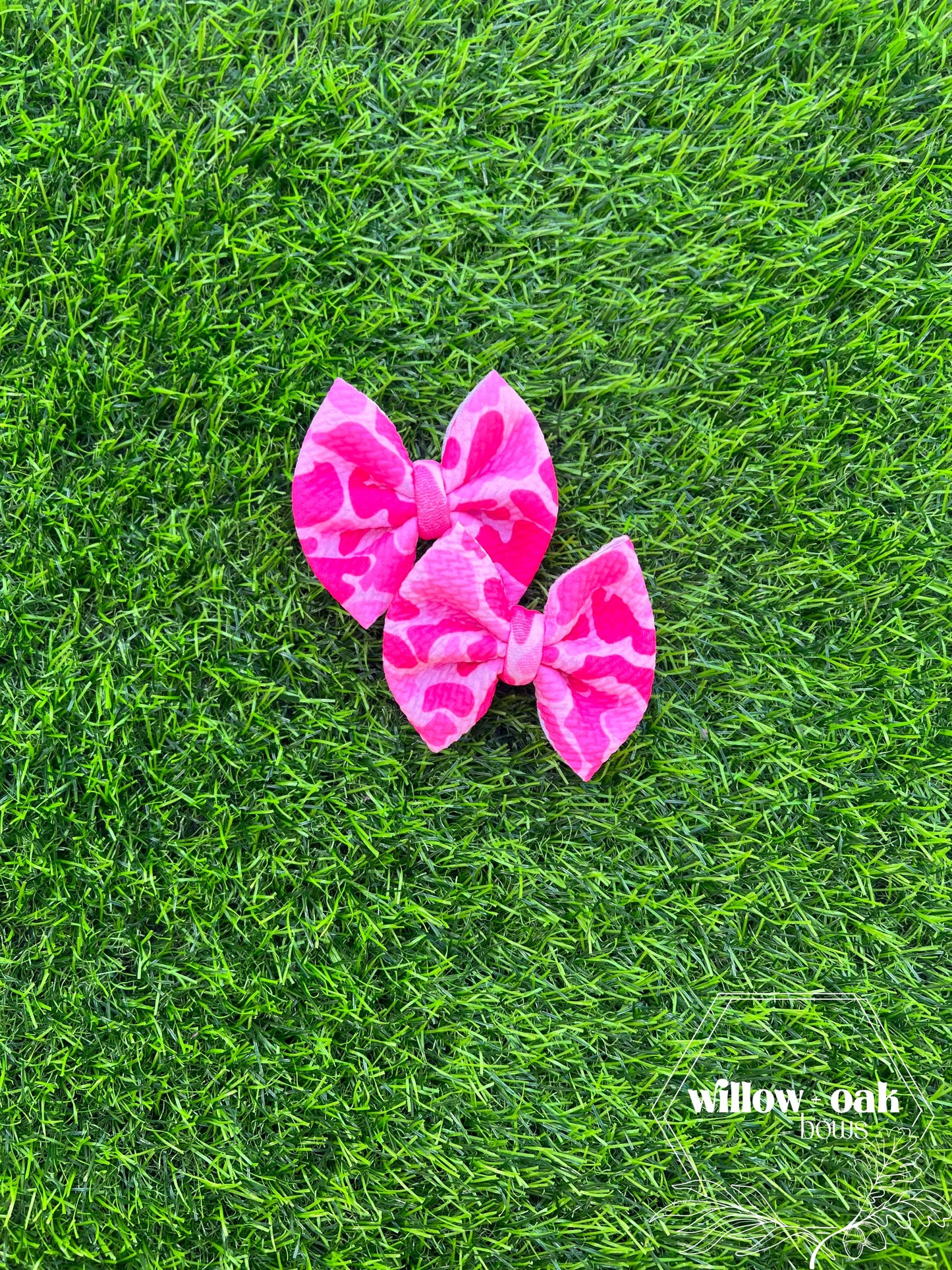 pink camo bows