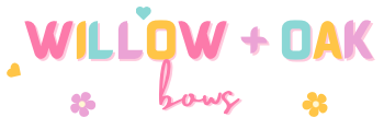willow + oak bows