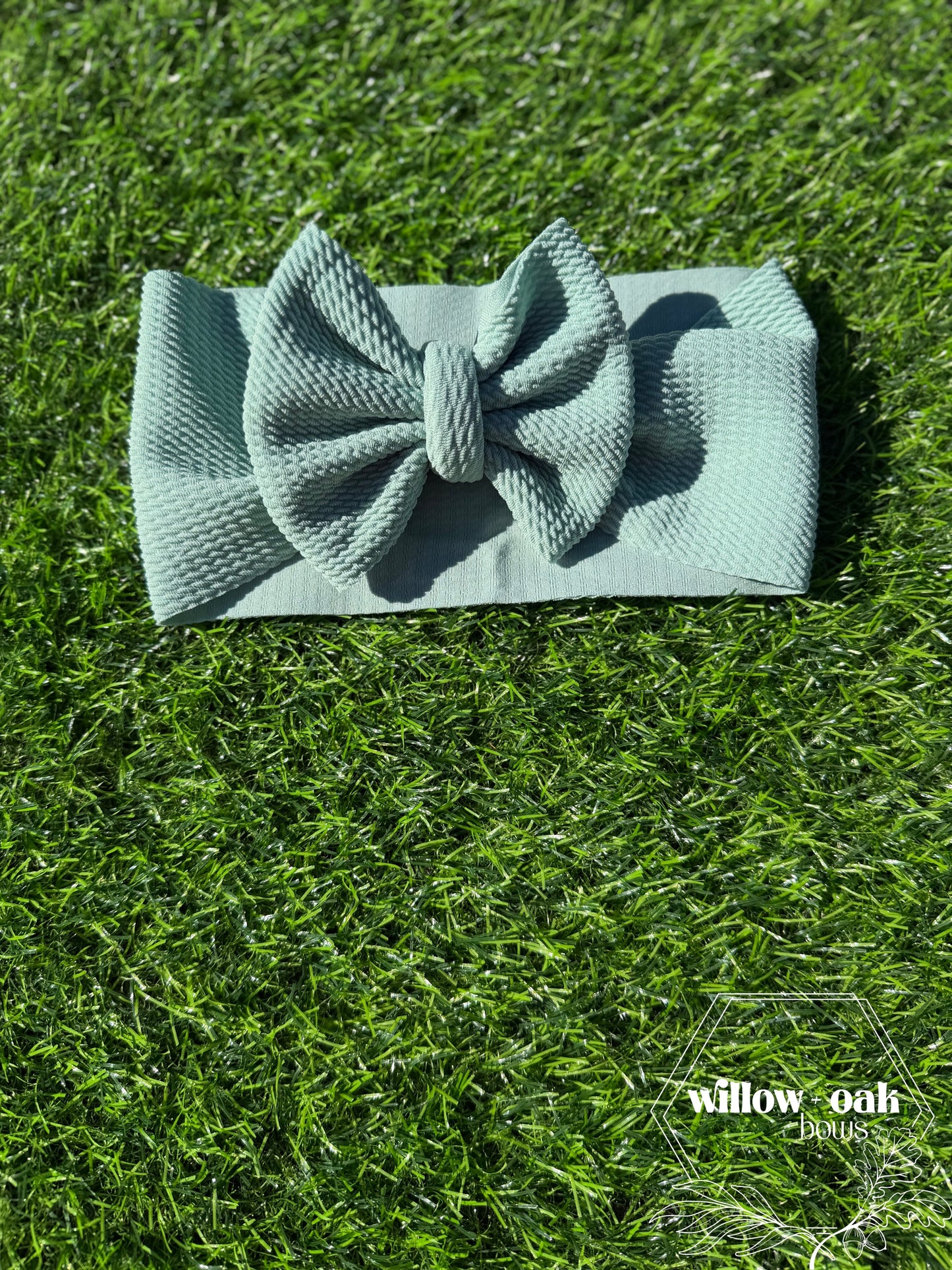 light sage headwrap