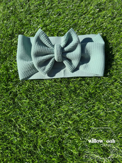 light sage headwrap