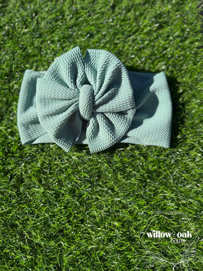 light sage headwrap
