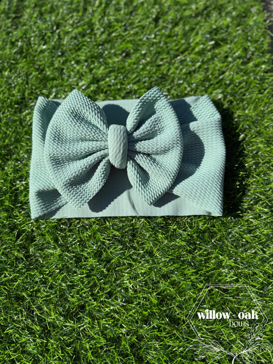 light sage headwrap