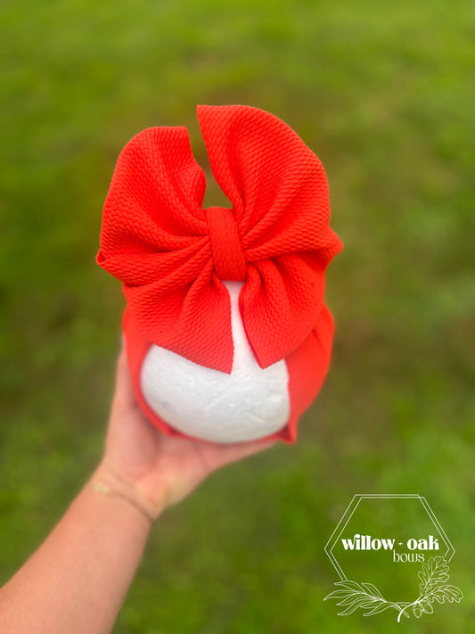 orange headwrap