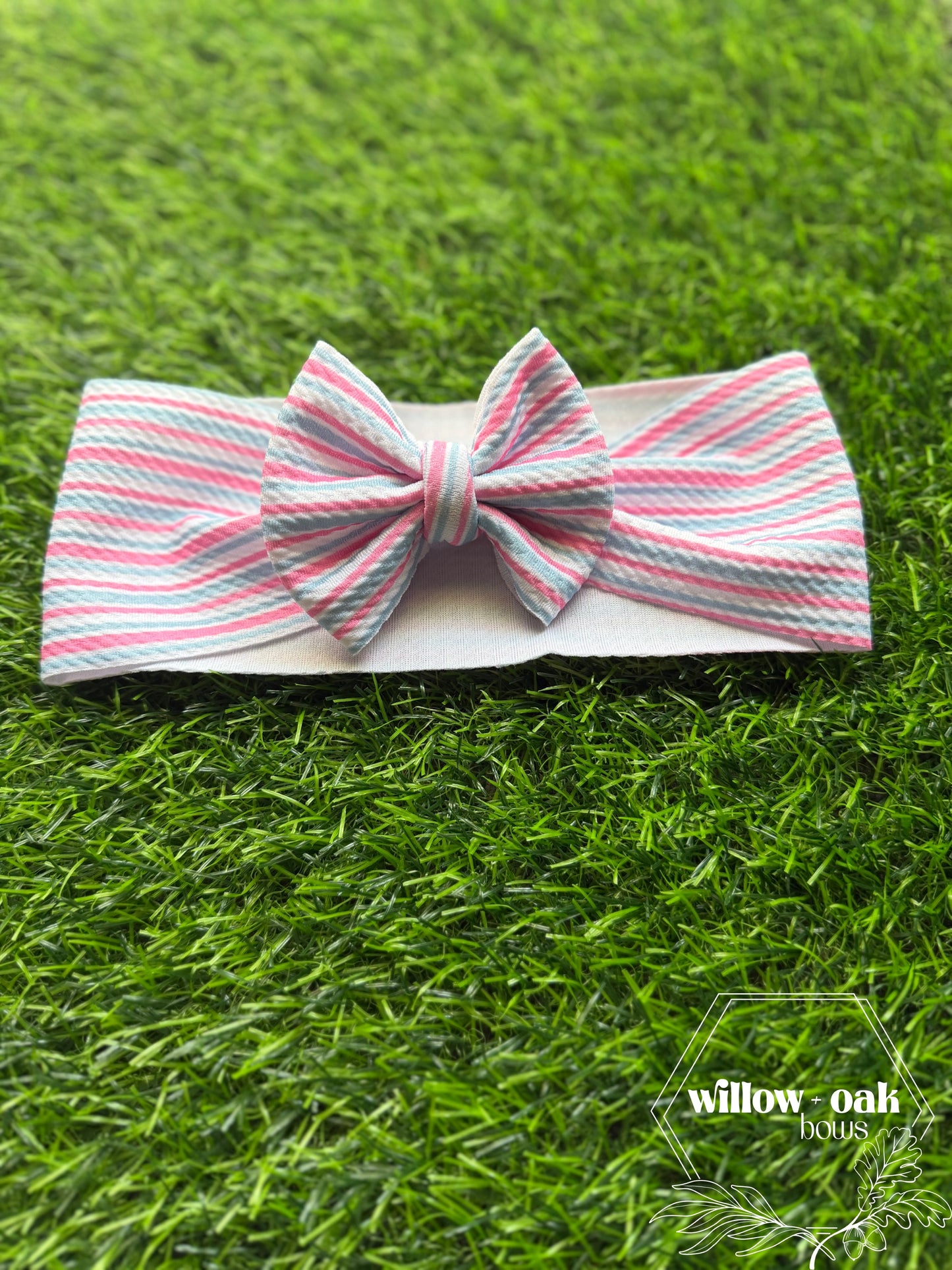 newborn stripes headwrap