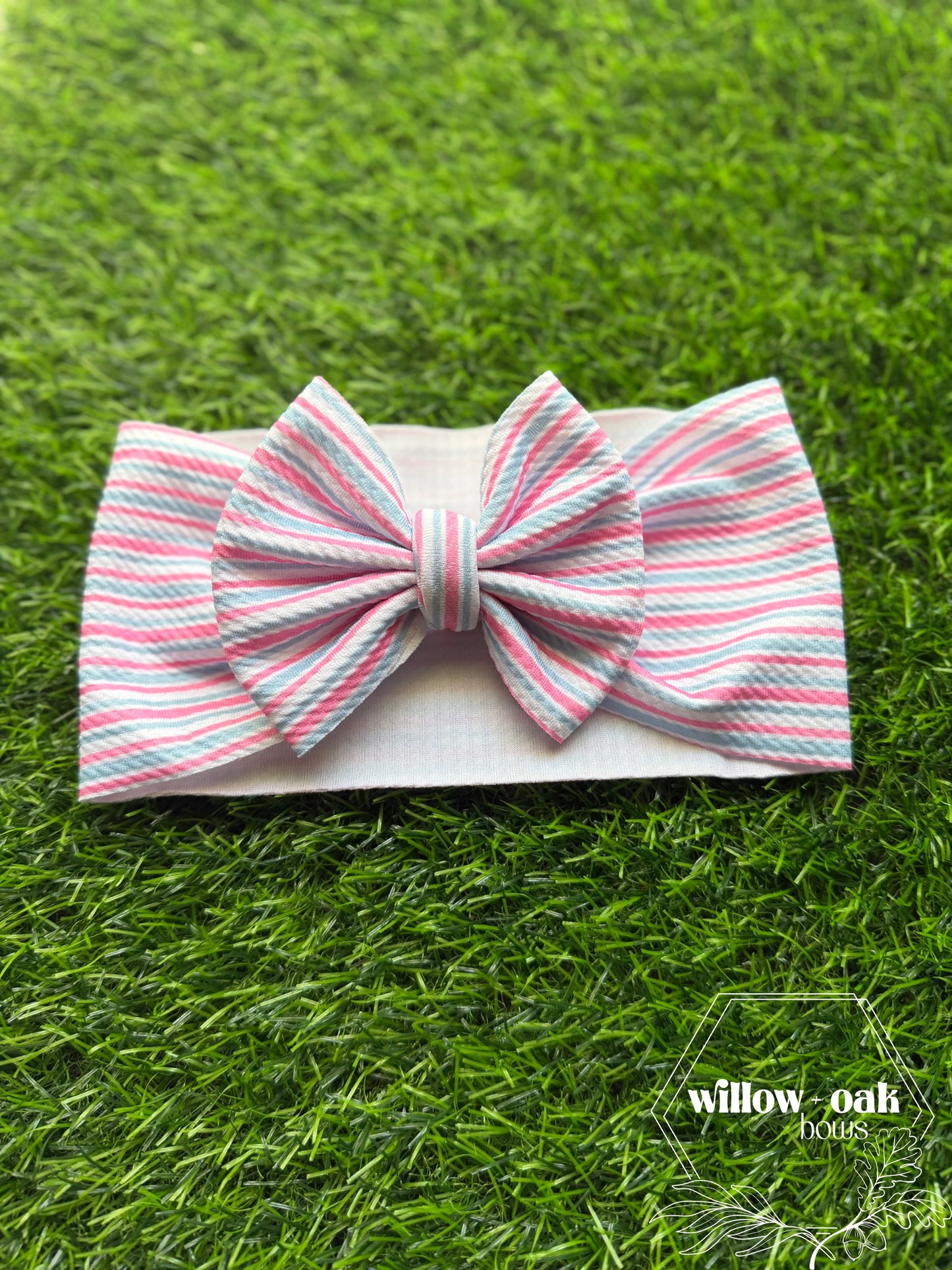 newborn stripes headwrap