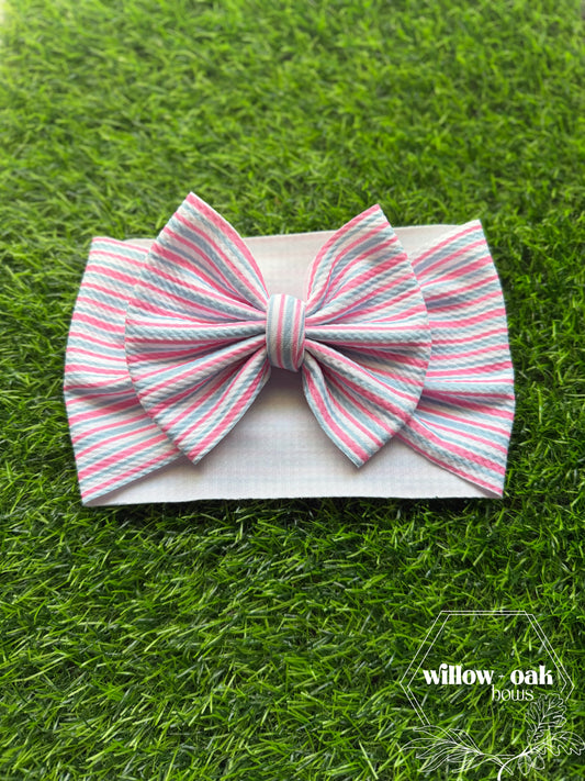 newborn stripes headwrap