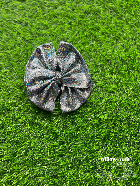 black|silver holographic