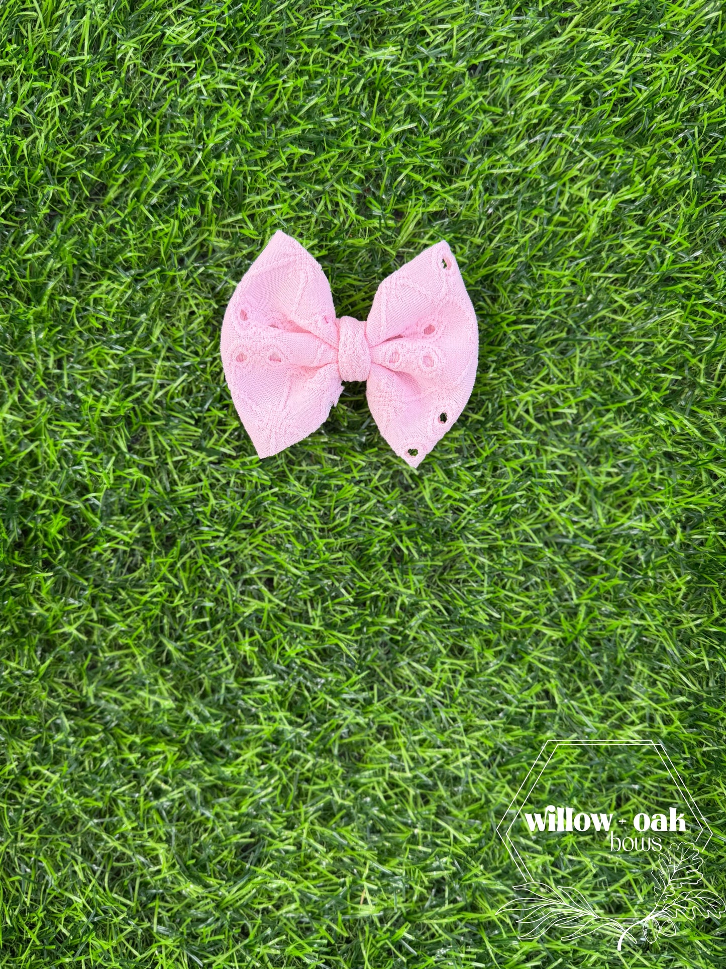 light pink eyelet