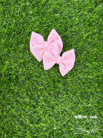light pink eyelet
