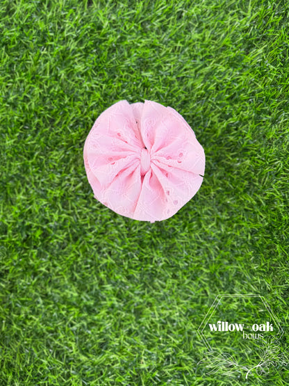 light pink eyelet