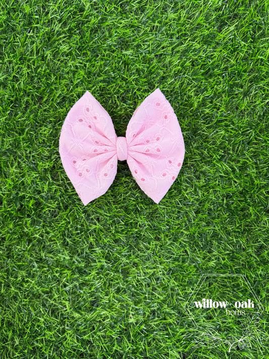 light pink eyelet