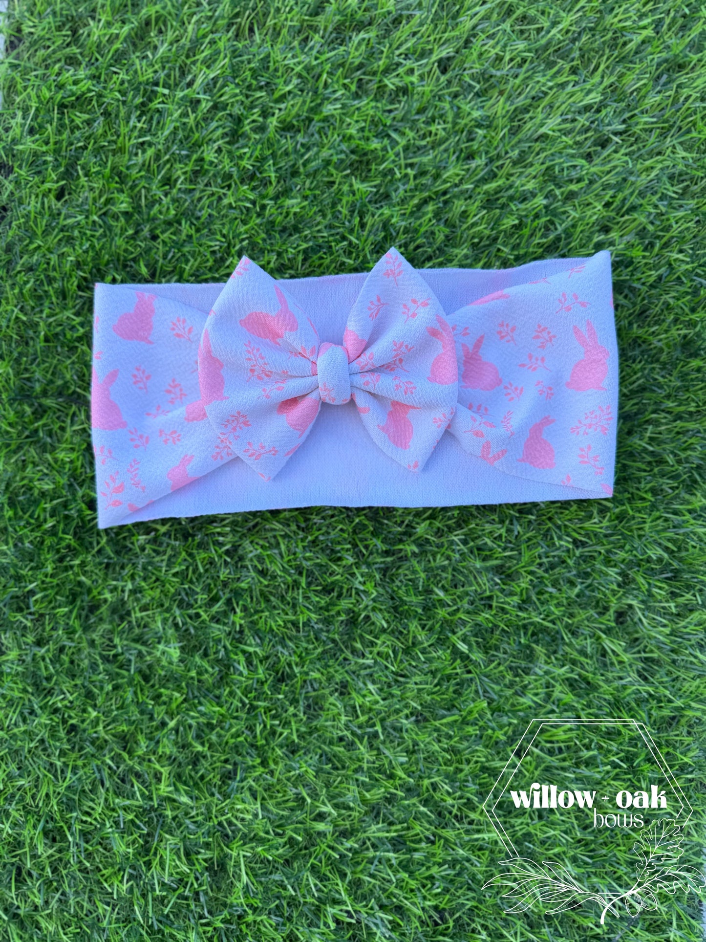 pink bunny headwrap