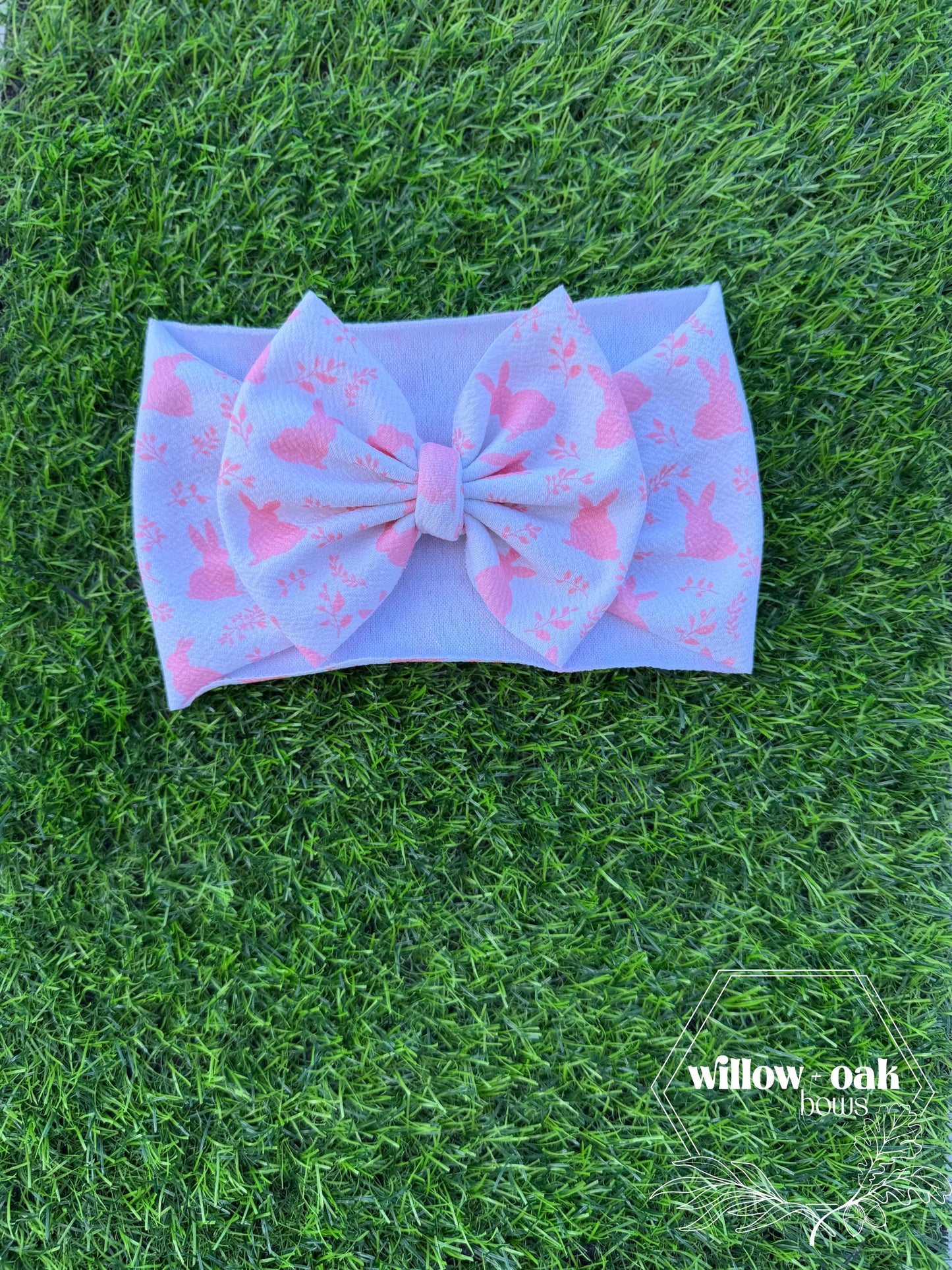 pink bunny headwrap