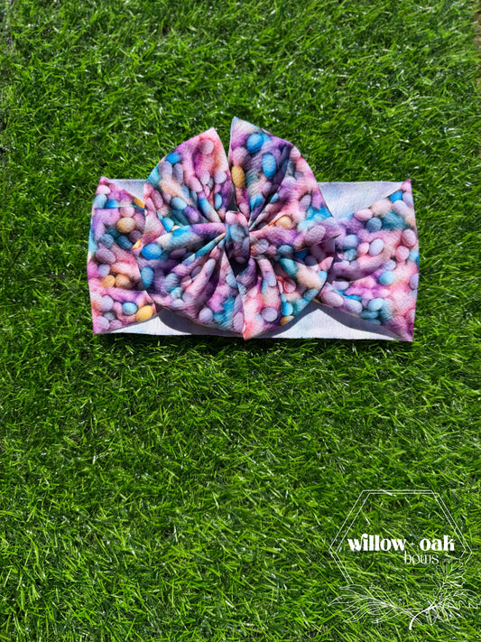 feather egg headwrap