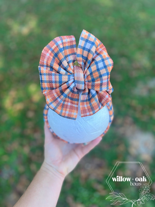 plaid headwraps