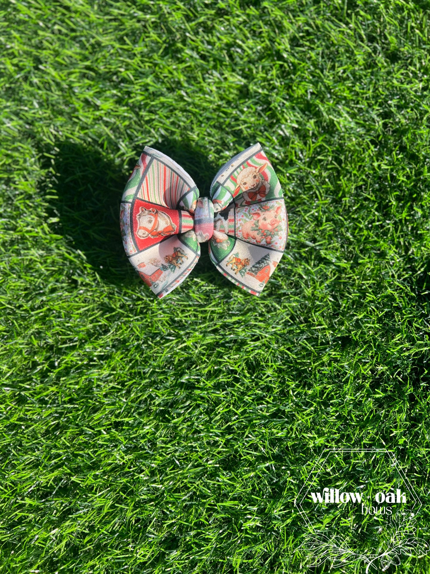 christmas farm animals