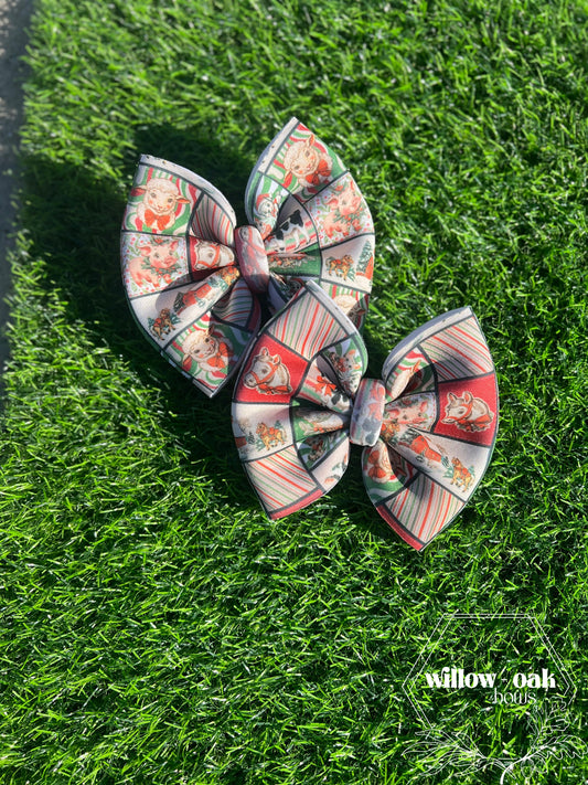 christmas farm animals