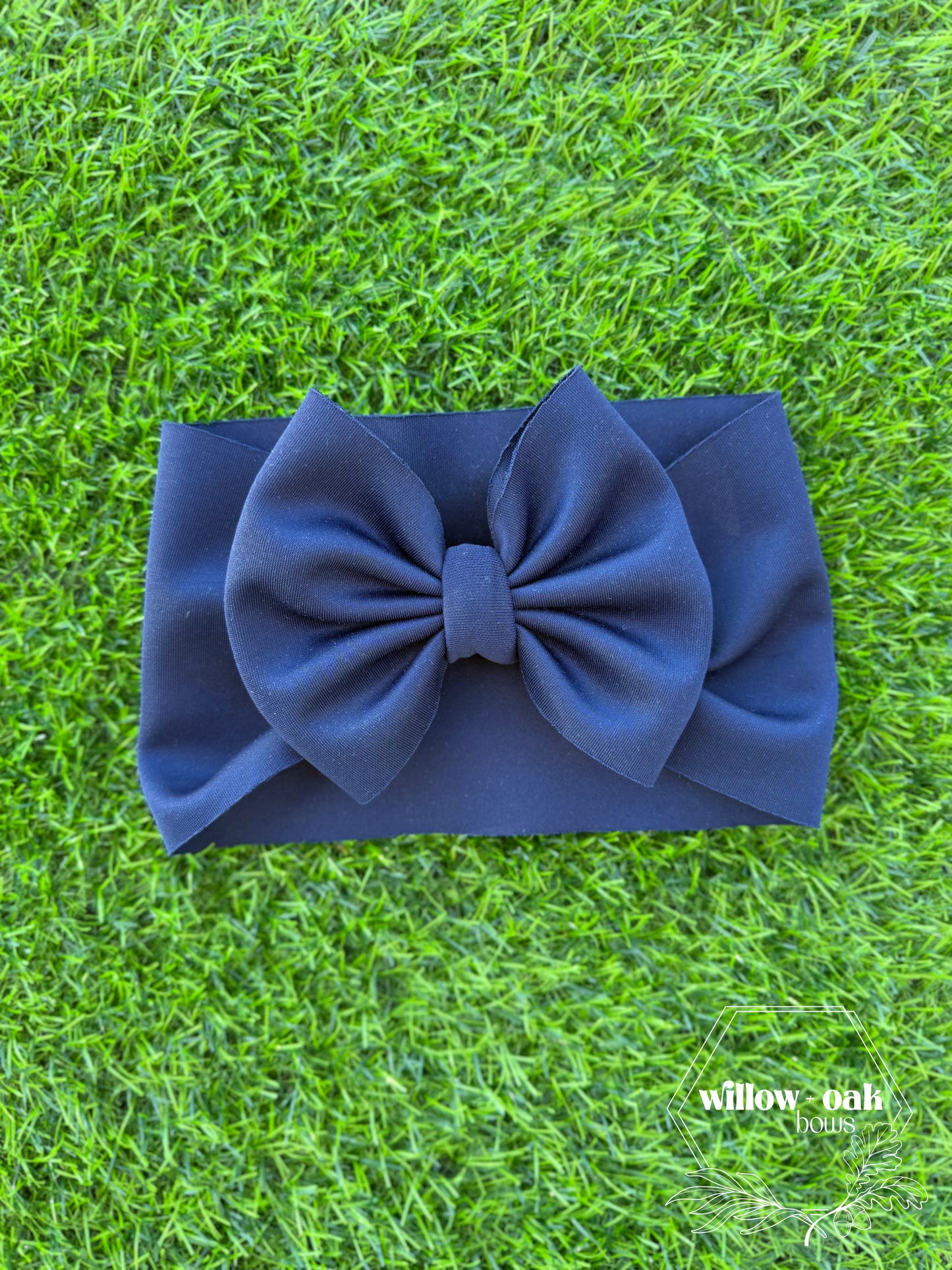 navy headwrap