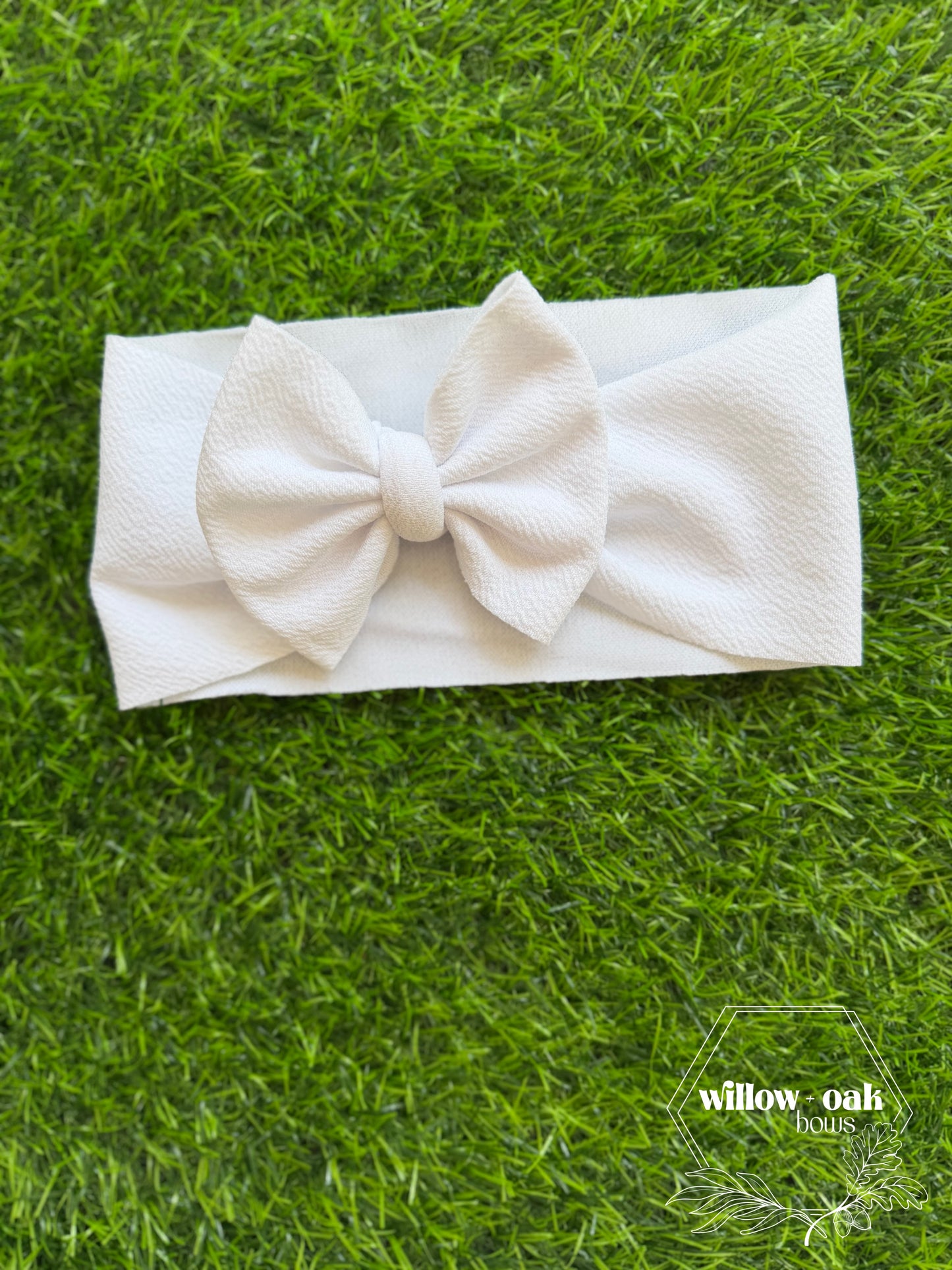 white headwrap