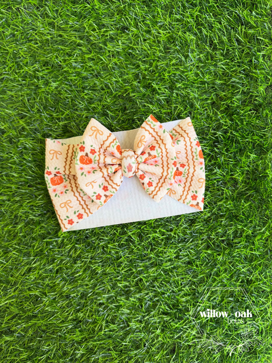 coquette fall headwrap
