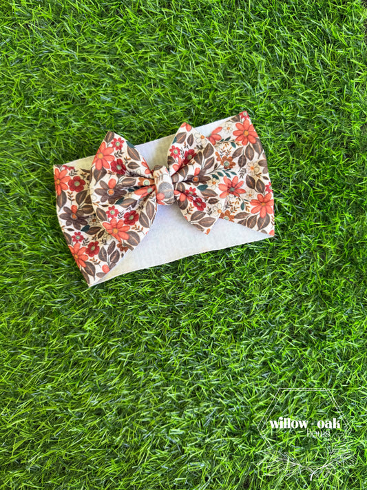 boho flower headwrap