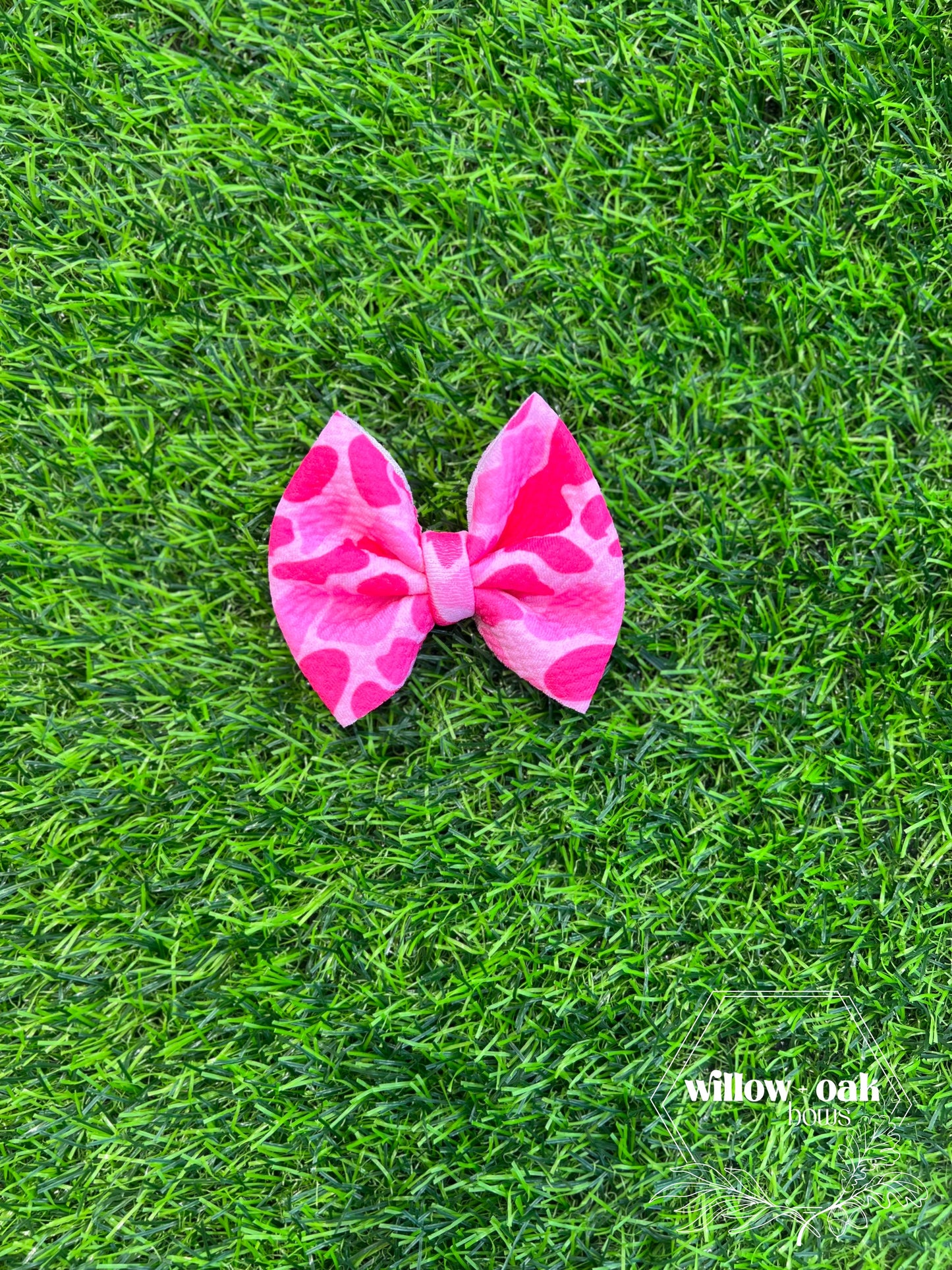 pink camo bows