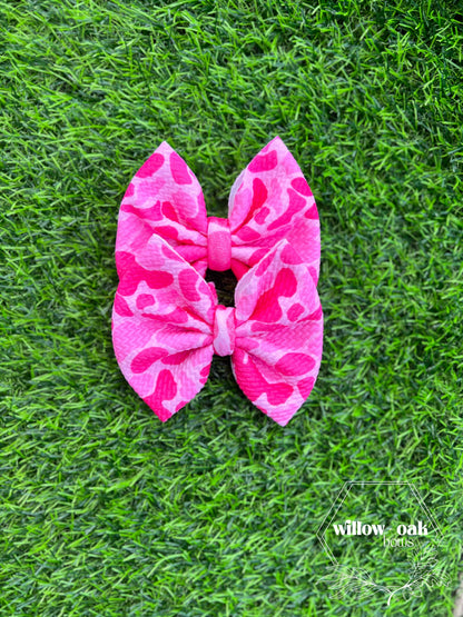pink camo bows