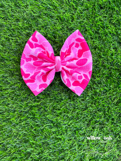 pink camo bows